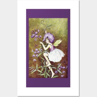 Sweet Pea Fairy - Ida Rentoul Outhwaite Posters and Art